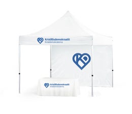 Copy of Campaign canopy tent - Liike Nyt !