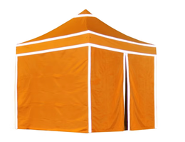 Pop-up teltta heijastinraidoilla