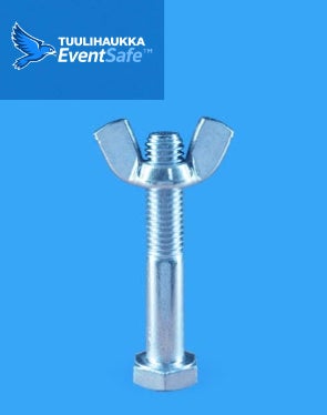 Locking bolt for metal weight